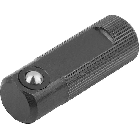 Kipp Lateral Spring Plunger Spring Force, Single Sided, D=14 L=40, Form:A, Free-Cutting Steel, Comp:Ss K0374.014